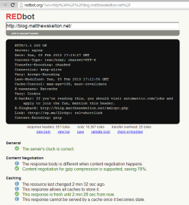 REDbot for blog.matthewskelton.net