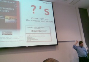 CD workshop with Neal Ford