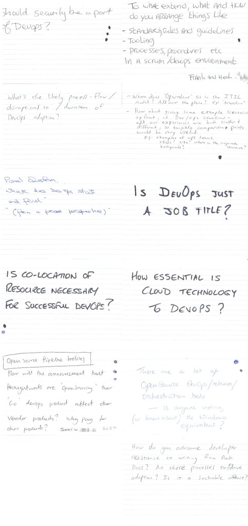 DevOps Summit questions